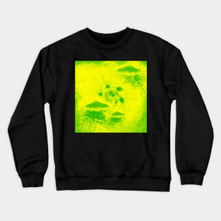 Radioactive mushroom landscape Crewneck Sweatshirt